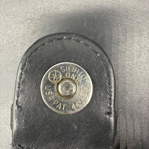 Vintage Coach Shoulder Bag 1997 4164 Bedford Flap Black Leather Brass Buckle 90s - Picture 14 of 17